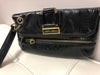 Black Patent Leather  Wristlet Organizer Clutch Purse Bag 11”x5”