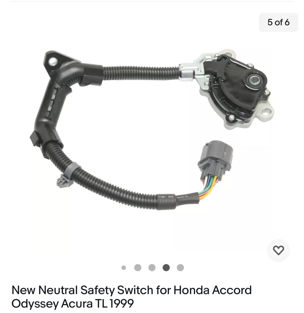 New Neutral Safety Switch for Honda Accord Odyssey Acura TL 1999