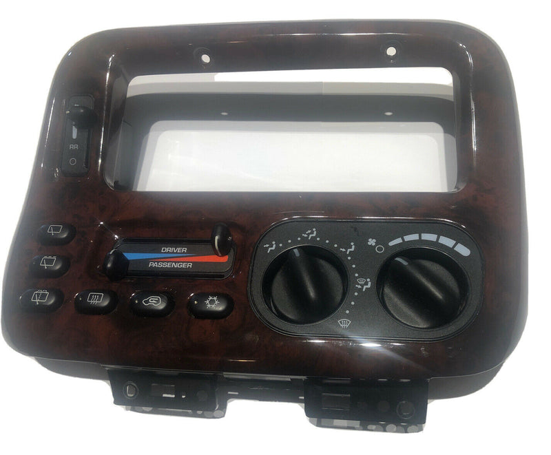 966AB 96-00 DODGE CARAVAN CHRYSLER TOWN COUNTRY RADIO DASH BEZEL HEATER CONTROL