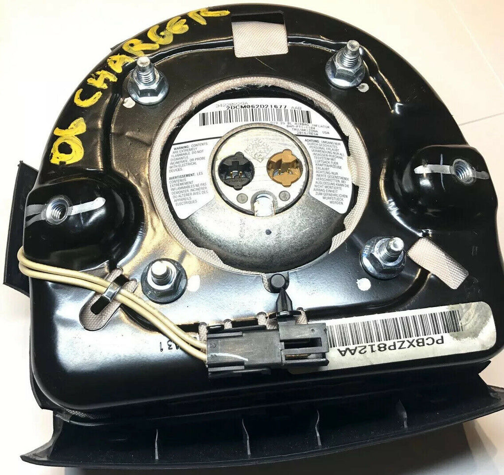 DODGE CHARGER 3.5L AT SEDAN DRIVER WHEEL AIRBAG OEM 1963-2 AIR BAG OE