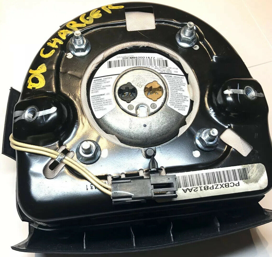 DODGE CHARGER 3.5L AT SEDAN DRIVER WHEEL AIRBAG OEM 1963-2 AIR BAG OE
