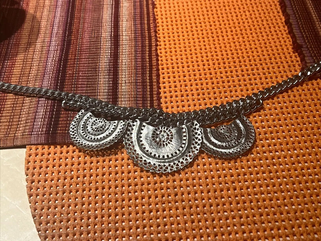 Silver Tribal Costume NECKLACE CHOKER JEWELLERY by Brightsun