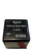 471-Mazda 2 3 6 5 Premicy 4-Pin Black Relay C215 12V Tyco V23134-B52-X464 NI0427 by Mazda (Genuine OE)