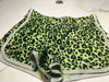 Youth Green Justus Leopard Print Shorts Size 18