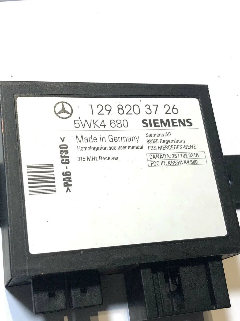 MERCEDES BENZ E320 HEADLIGHT LEVEL CONTROL MODULE 2003 by Undisclosed