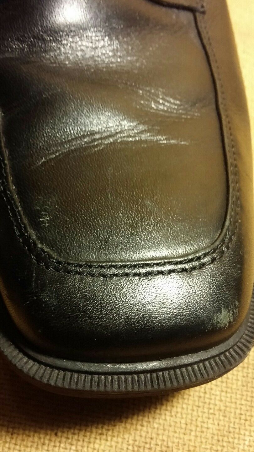 CALVIN KLIEN GENUINE LEATHER FROLIC MEN'S SHOES 8 'M,' BLACK, F2370/A11 CHEAP