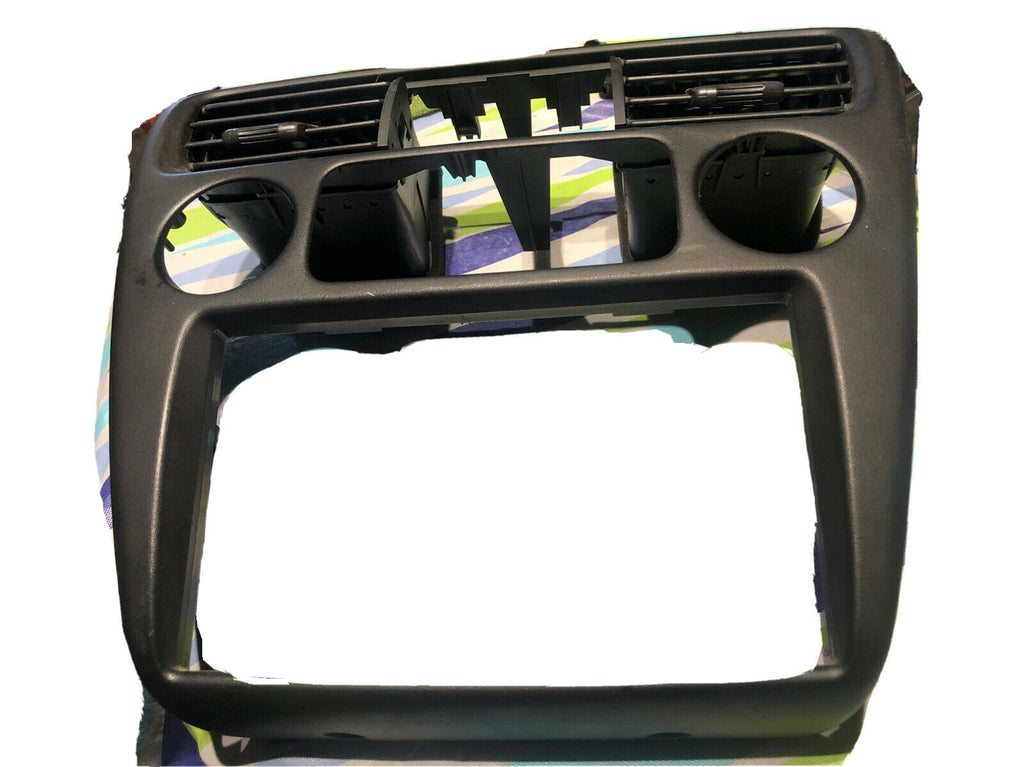 1998-2002 HONDA ACCORD CENTER DASH RADIO CLIMATE CONTROL & CLOCK BEZEL TRIM OEM