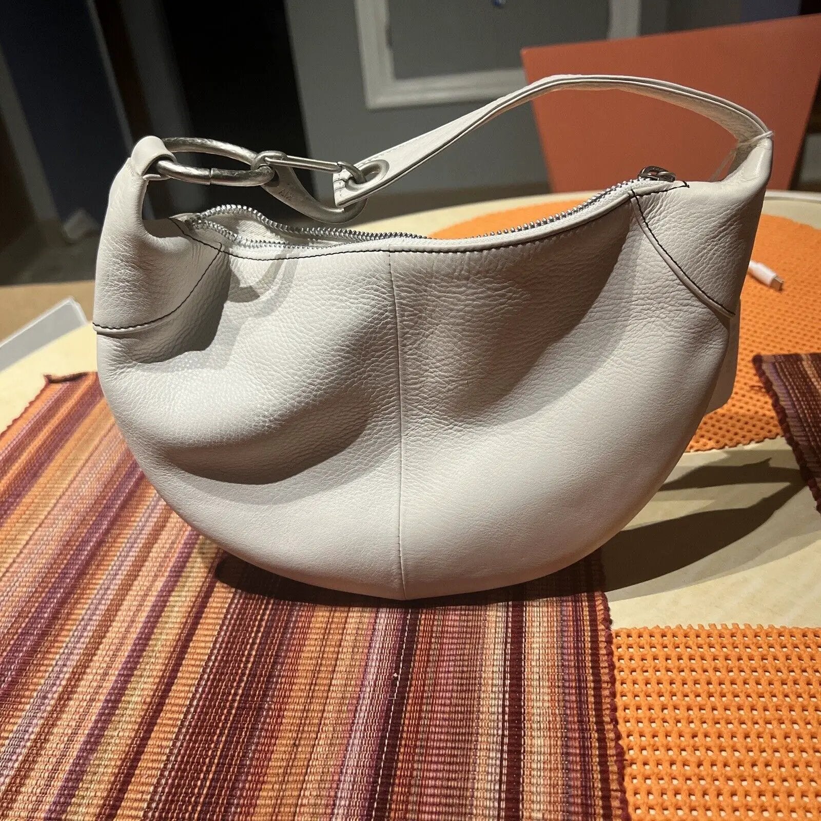 Armani Exchange Purse White 7 Height,10 Width, Strap Drop 5inch by ARMANI