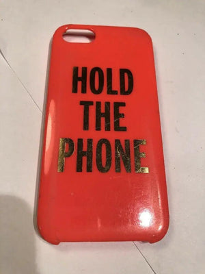 Hold The Phone Iphone 4 Kate Spade Phone Case Orange & Gold