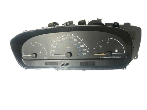 97-00 DODGE CARAVAN SPEEDOMETER INSTRUMENT CLUSTER GAUGE CLUSTER BLACK PLUG OEM