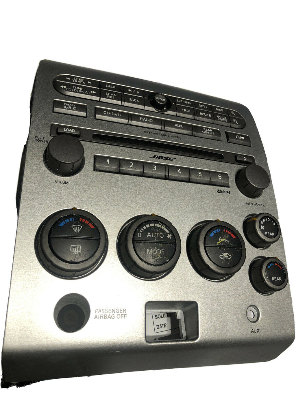 2004 - 2007 ARMADA TITAN Dash CD Radio Player Climate Control Bezel OEM