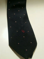 mens Christian dior newyork blue tie