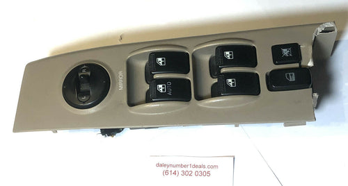 03-09 KIA SORENTO MASTER DRIVER SIDE POWER WINDOW CONTROL SWITCH OEM GRAY GREY