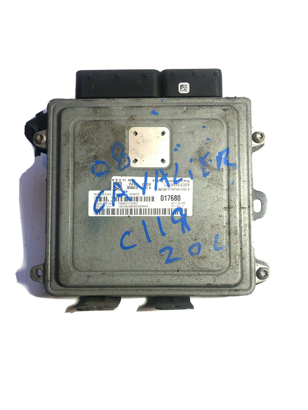 2007 2008 PATRIOT COMPASS CALIBER ECU ECM ENGINE COMPUTER 68027153AD # 5136