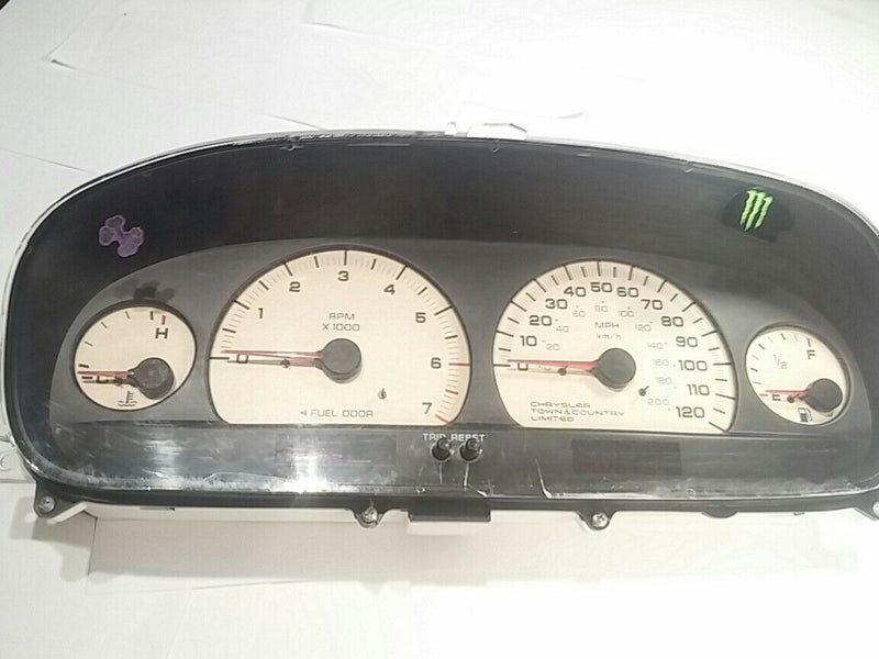 OEM 2000 Dodge chrysler Dashboard Instrument Cluster Panel, gauges speedometer