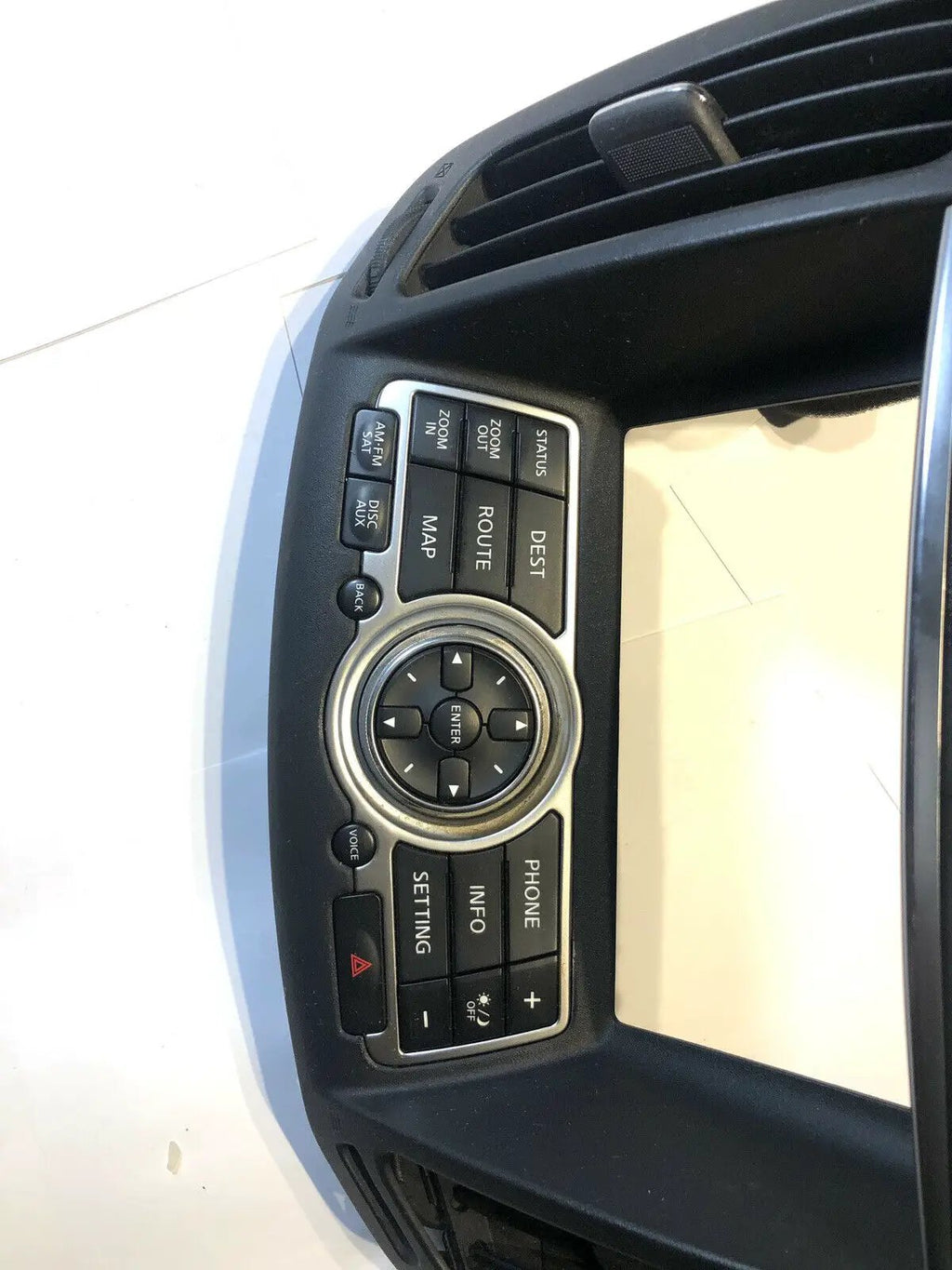 2908 2009 Infiniti G37 4dr Sedan Radio/Navigation Control Panel & Trim Bezel OEM by Infiniti