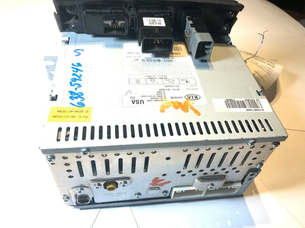 2012 2013 Kia Soul Single Disc CD MP3 Satellite Bluetooth Player Radio OEM