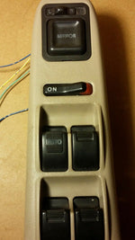 1998-02 Honda Accord Master Power Window door mirrow Switch Lt Driver Tan 16B032