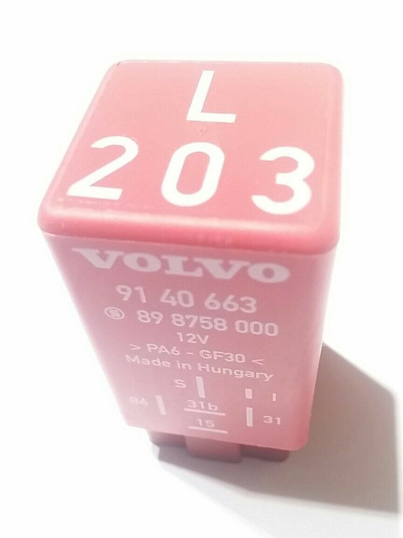 NEW (L 203) without box OEM Volvo C70 S70 V70 Pulse Wiper Relay Genuine 9140663.