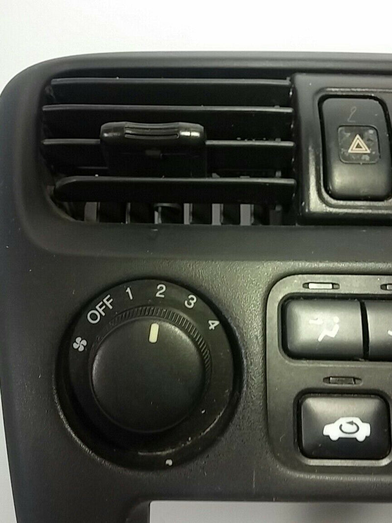 Climate 1998 99 00 01 02 Honda Accord AC Heat Control Unit w/ Clock & Bezel OEM/