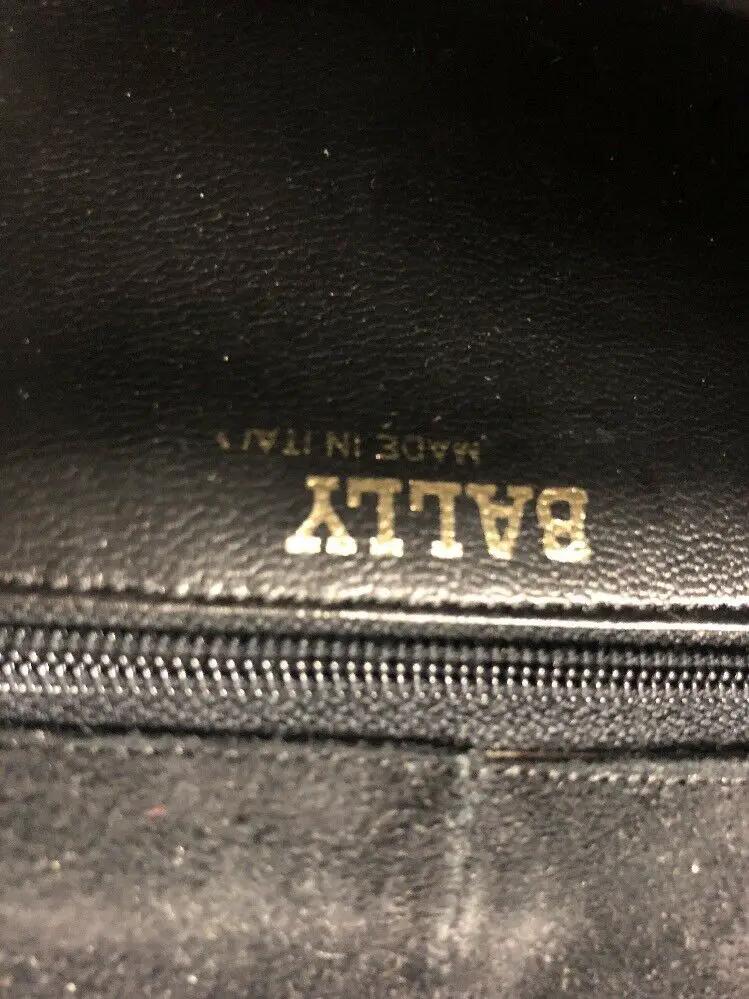 Bally Saddle Bag Glovetanned Leather Black Crossbody Shoulder Bag by Bally