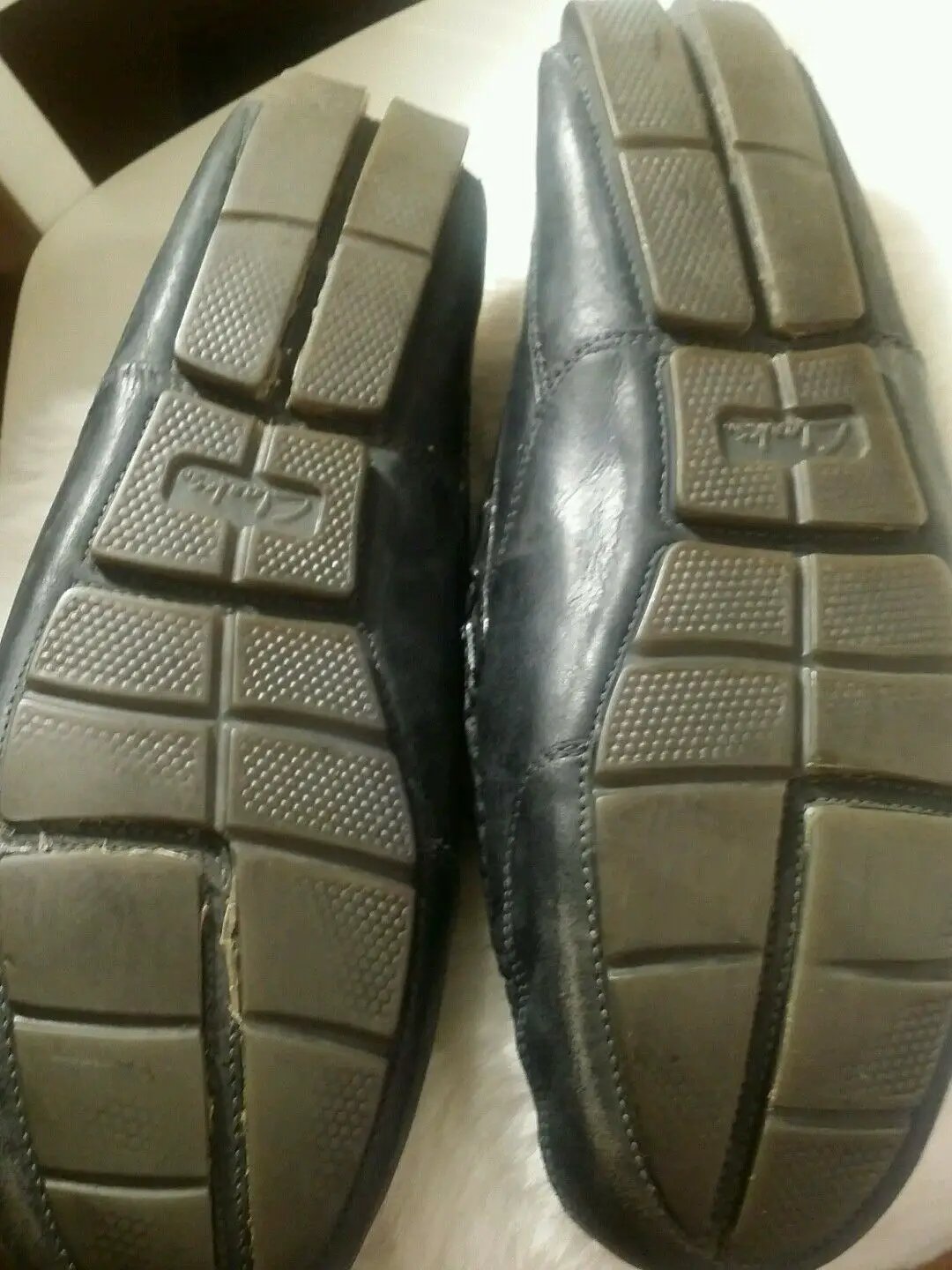 Clarks Hamilton Cove Mens 9.5 M/ Leather Tassel SlipOn/Loafer /63648 Black $99 by Clarks