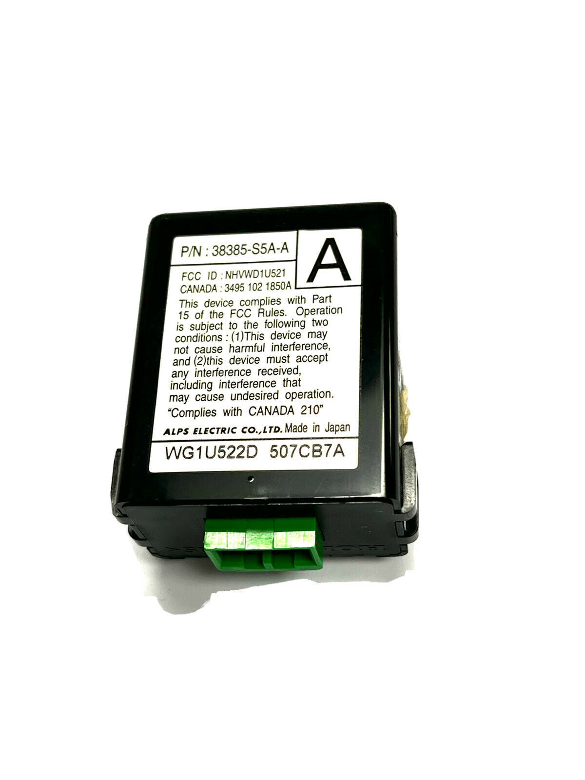 2001-2005 2002 2003 2004 Honda Civic Keyless Entry Module 08E61-S5D-1M0-02 FED
