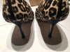 Manola Blahnik Size 41.1/2 Leapord Print  Peep Toe Shoes/10.5