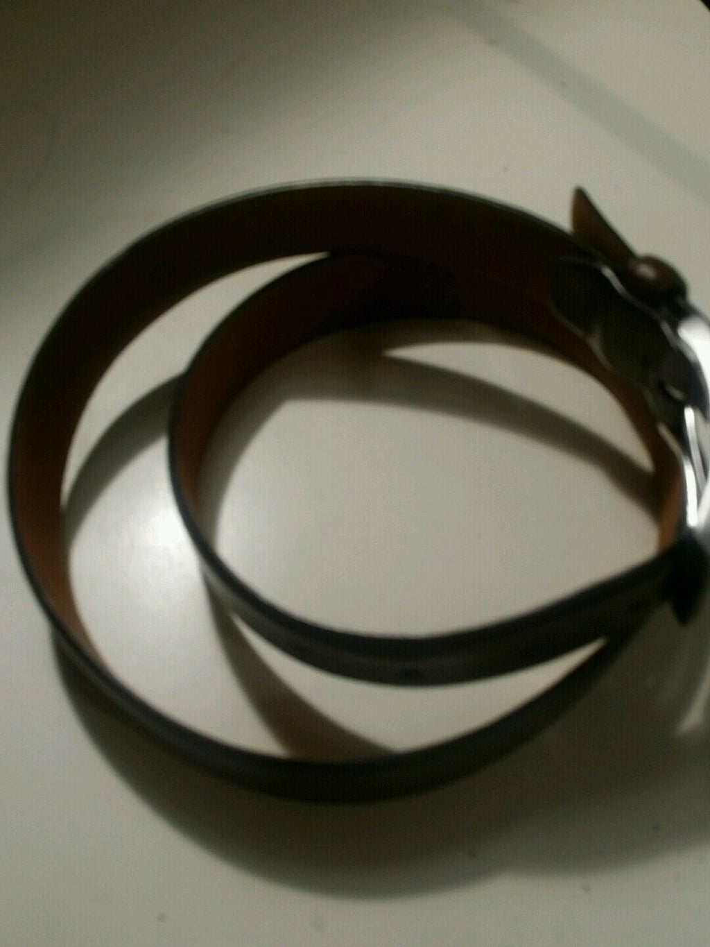 mens nordstrom rack belt 32 brown leather on manmade lining