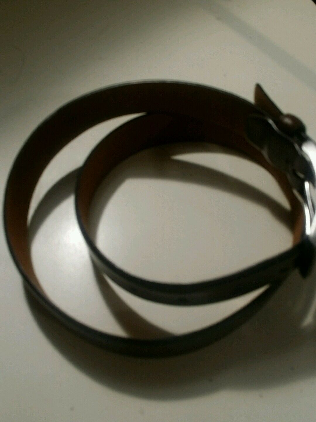 mens nordstrom rack belt 32 brown leather on manmade lining