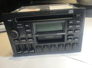 1997 Volvo 850 Oem Cd Cassette Radio Din Stereo Head Unit 3533713 Used