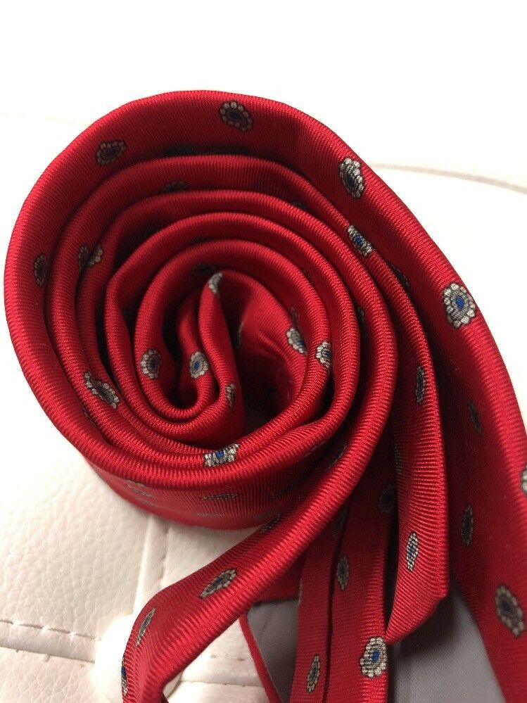Mario Valentino Men's Neck Tie Silk Tie Made In Italy 55"