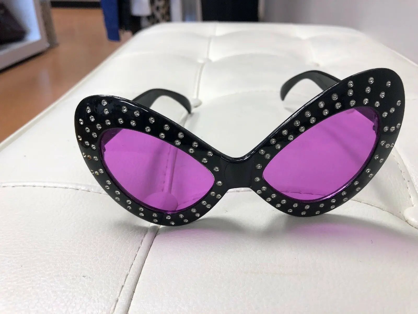 Lucky Brand D931 Women's Sunglasses Oversized Cat-Eye, Black / Purple Grad. #C73 by Unbranded