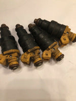 SET OF 4 SIEMENS OEM FUEL INJECTOR 1389563 1989-1995 VOLVO 740-940 2.3L L4