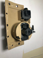 Vw Jetta 06-09 Mk5 Dark Beige Lower Dash Piece Headlight Switch Housing