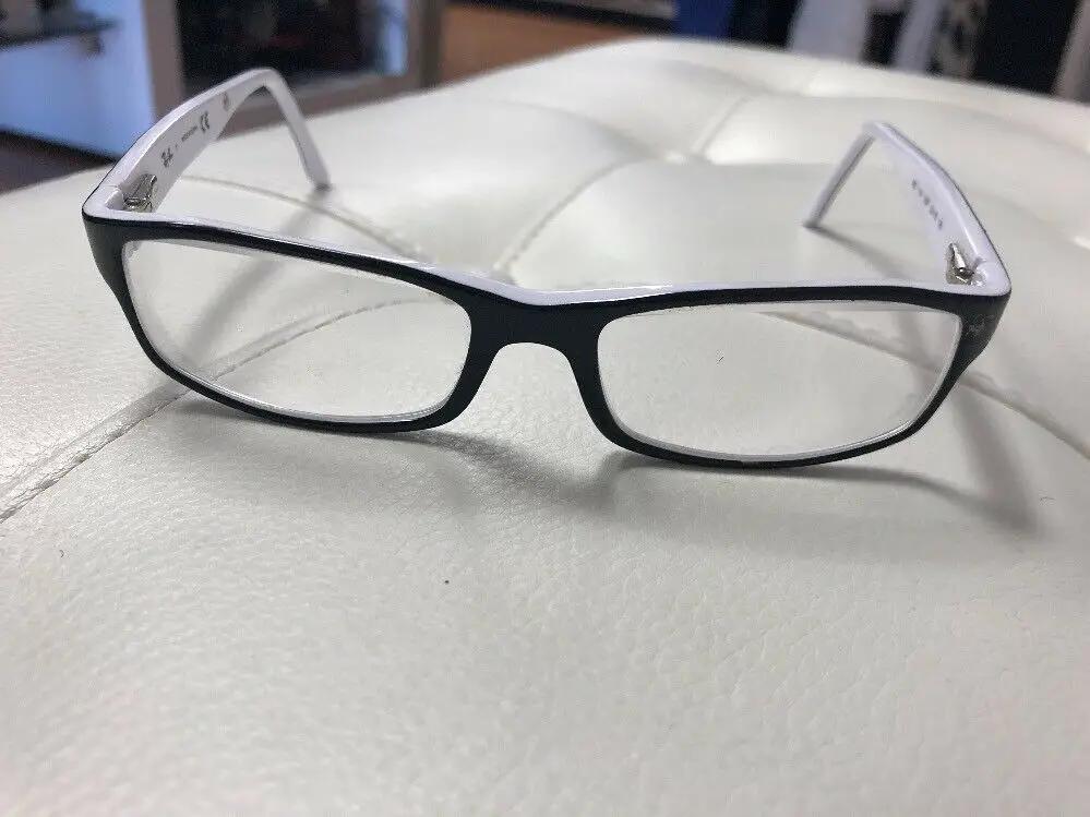 Ray Ban Eyeglass Frames 2097 Black/White 52/16/135 by Ray-Ban