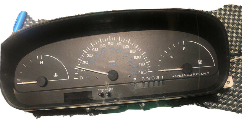 1996 only Dodge Caravan Plymouth Voyager 4spd Instrument Cluster Tach "Red Plug"