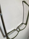 Kate Spade  Brown And Green Rectangular Eyeglass Frames 135mm