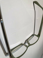 Kate Spade  Brown And Green Rectangular Eyeglass Frames 135mm