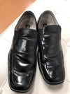 Men's Kenneth Cole Oxford Dress Shoes Landing Gear Silver Technology Black 10.5