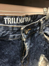 Distressed Trimilation Men's Jeans Size 36 X 30