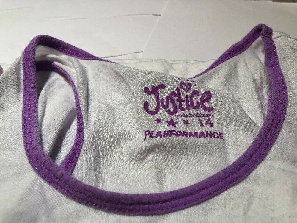 Be Bright Justice Playformance Size 14 T. Shrt