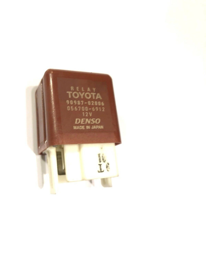 OEM TOYOTA RELAY 90987-02006 USED AND TESTED Brown