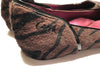 Women's Coach Zebra Fur Poppy Flat Size 7