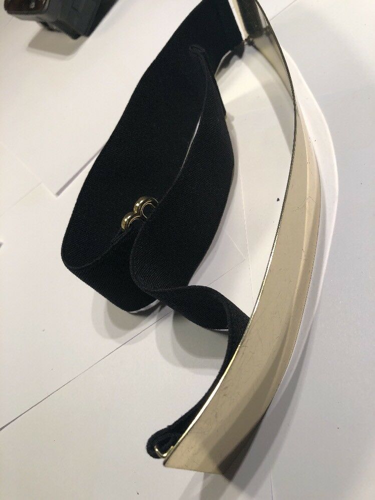 Black BELT BLACK GOLD WIDE WASTE SIZE WOMENS H&M Size M