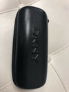 DKNY BLACK EYEGLASSES CASE, NWOT,  FLEXABLE ZIPPERED CASE