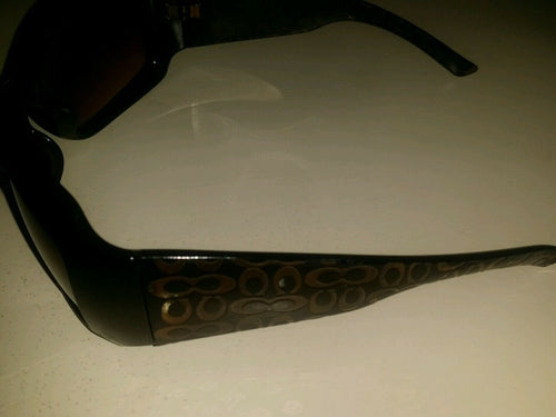 brown oversized hand polished sunglasses very snazzy.