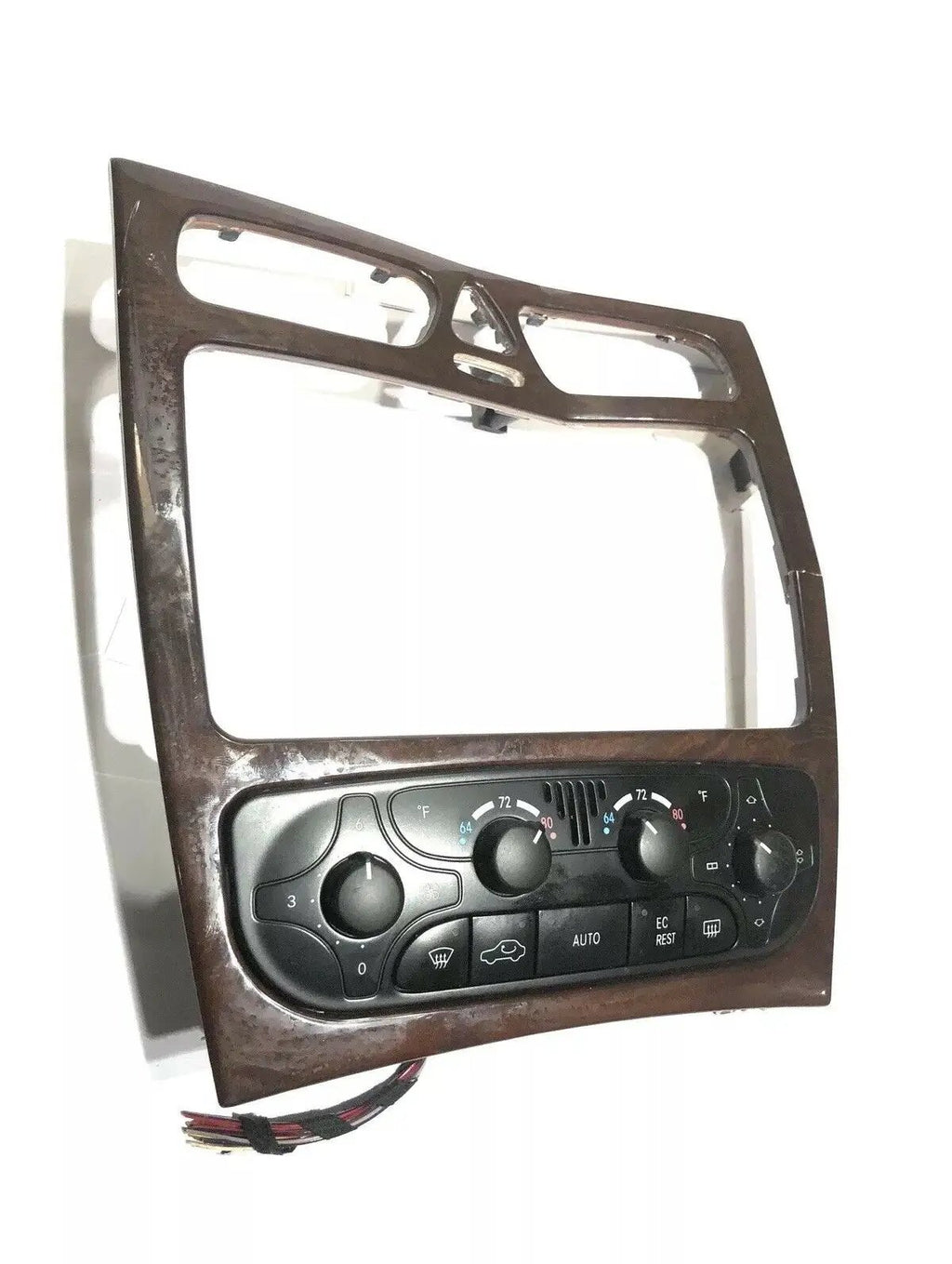 2001-2005 Mercedes-Benz C240 C-Class Dash Wood Grain Radio Bezel A2036804639 by Mercedes-Benz