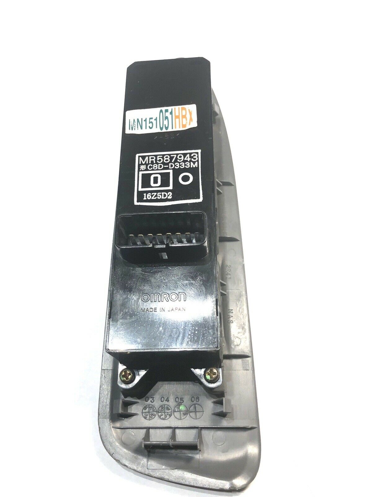 04-06 Mitsubishi Lancer Master Power Window Switch Black