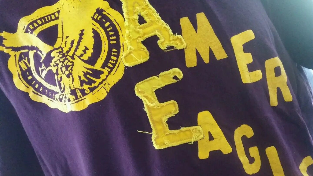 Tshirt American Eagle purple color large in size by American Eagle